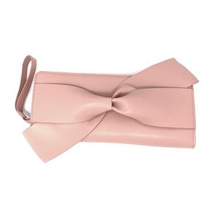 and Bowtie Wallet Zipper Pink